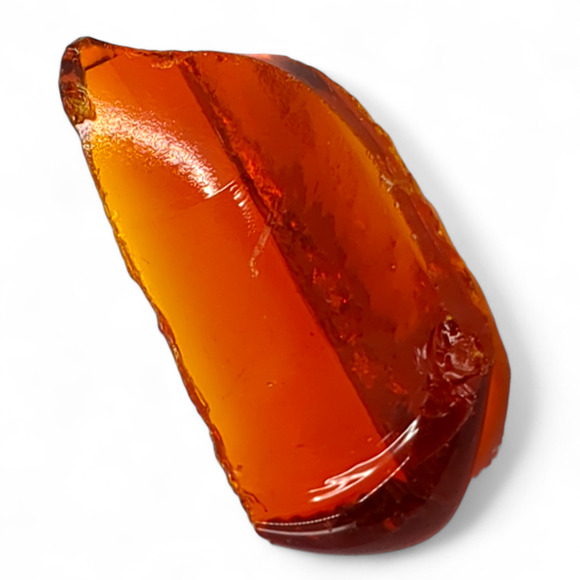 Ruby Amberina Art Glass Cullet Glowing Uranium Slag Glass #4GS75 - Picture 4 of 7